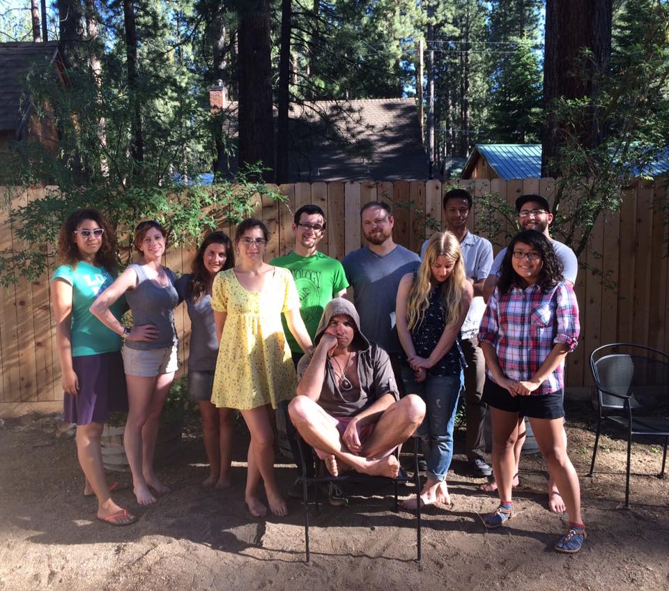 Group photo of my Clarion class having a reunion three years after