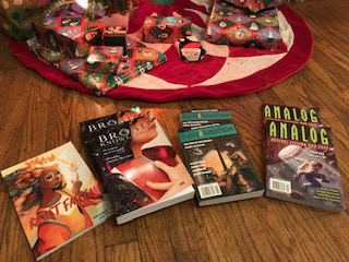 contributor copies under the Christmas tree